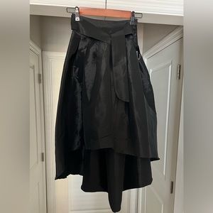 High Low Black Skirt Size:S